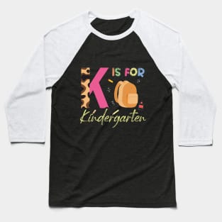 k is for kindergarten Baseball T-Shirt